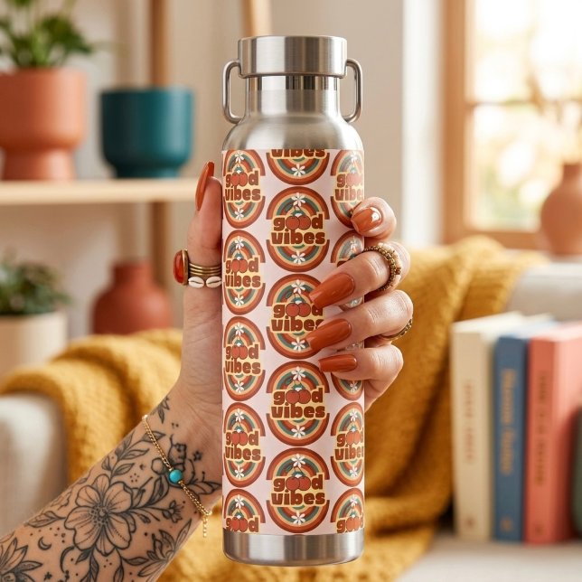 Gute Vibes Trinkflasche (Von Creator hochgeladen)