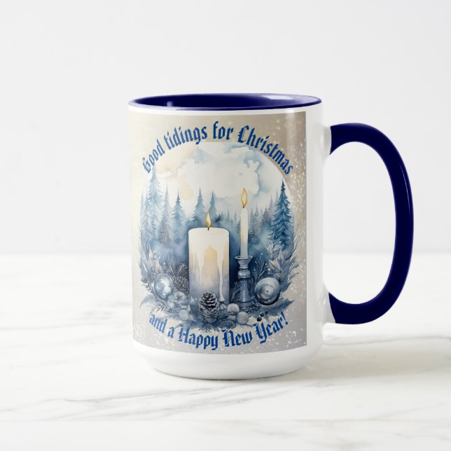 "Gute Weihnachtszeiten..." Tasse Kaffee/Tee (Rechts)