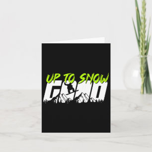 Gute Wintersportarten Snowboarden bis ins Schnee Karte