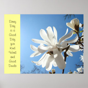 Gute Worte Gute Taten Poster Kunst Druck Krankensc