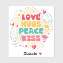 Gute Wünsche. Aufkleber