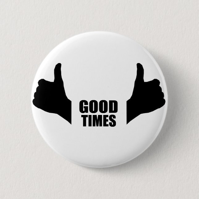 Gute Zeiten Button (Vorderseite)