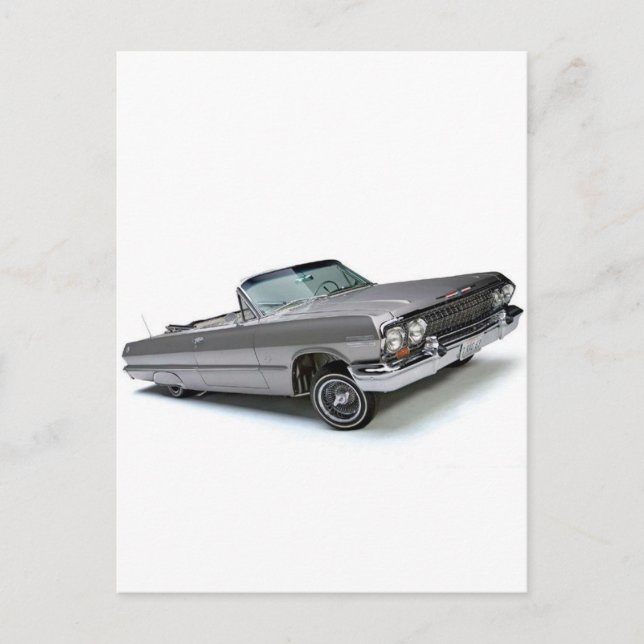 GUTE ZEITEN - CAR CLUB-DESIGNS 2 POSTKARTE (Vorderseite)