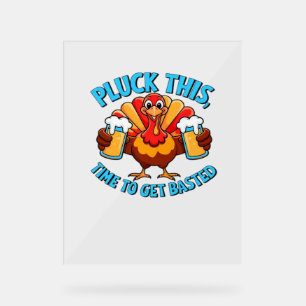 Gute Zeiten glücklich Thamksgiving Klassischer T - Acrylschild