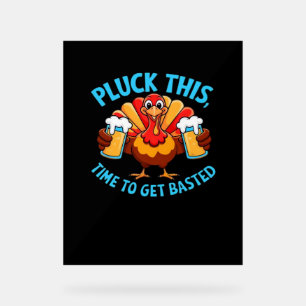 Gute Zeiten glücklich Thamksgiving Klassischer T - Acrylschild