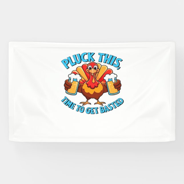 Gute Zeiten glücklich Thamksgiving Klassischer T - Banner (Horizontal)