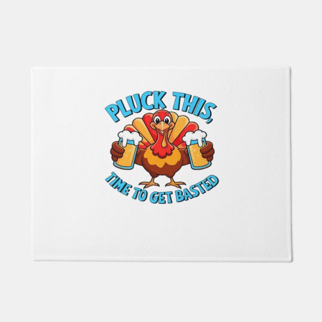 Gute Zeiten glücklich Thamksgiving Klassischer T - Fußmatte (Vorderseite)