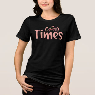 Gute Zeiten Radfahren Tri-Blend Shirt