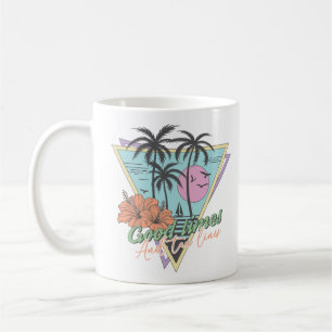 Gute Zeiten Und Bräunungsstreifen Kaffeetasse