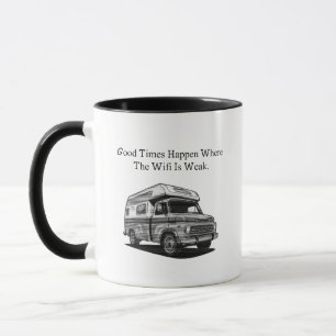 Gute Zeiten WiFi schwach Outdoor-Abenteuer Ausklin Tasse