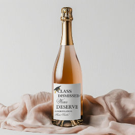 Gute Zusammenarbeit mit dem Geschlossen Abschluss Weinetikett