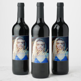 Gute Zusammenarbeit mit dem Geschlossen Abschluss Weinetikett