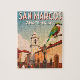 GUTEMALA SAN MARCOS Retro poster