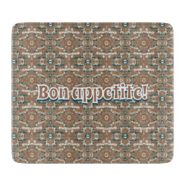 Guten Appetit! Abstrakt Earth Camouflage Brown Schneidebrett