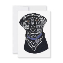 "Guten Hund" Flat Danke Karte