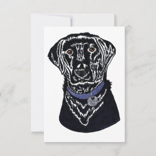 "Guten Hund" Flat Danke Karte