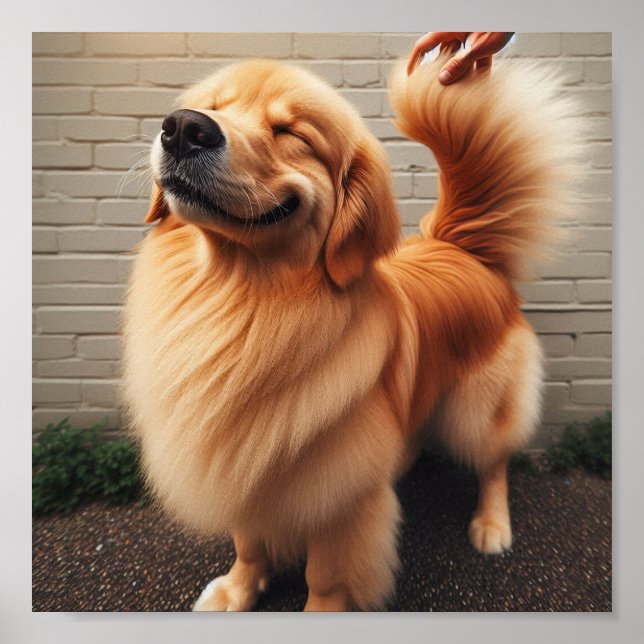 Guten Jungen - Golden Retriever Poster (Vorne)