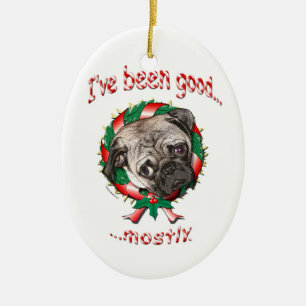 Guten Mops... Meistens! Weihnachtsschmuck