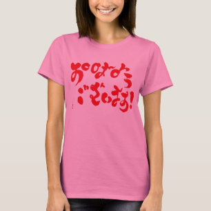 Guten Morgen an alle, die roten Frontabdruck. T-Shirt