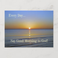 Guten Morgen an Gott Sonnenaufgang Inspiration