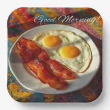 Guten Morgen Bacon Und Eier