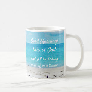 "Guten Morgen, das ist Gott" Kaffee-Tasse Kaffeetasse