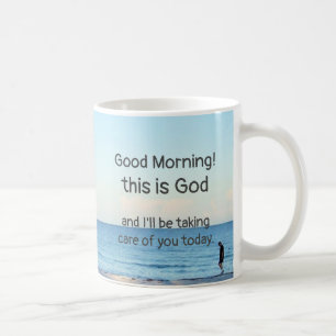 "Guten Morgen, das ist Gott" Kaffee-Tasse Kaffeetasse