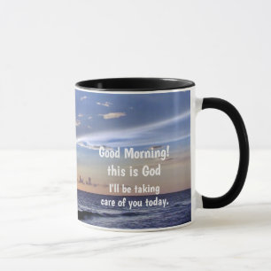 "Guten Morgen, das ist Gott!" Tasse