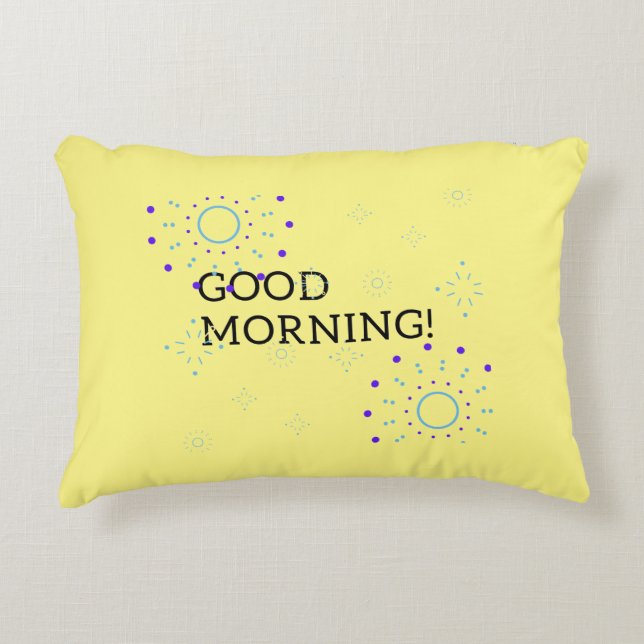 Guten Morgen Dekokissen (Vorderseite)