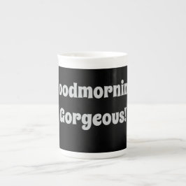 Guten Morgen, eine wunderschöne Sammlung. Prozellantasse