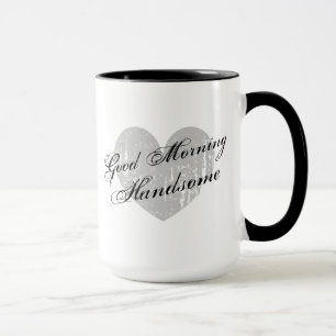 Guten Morgen, Gutaussehender 15oz Ringer-Kaffeebec Tasse