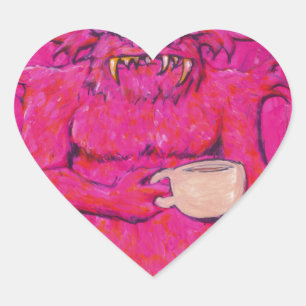 Guten Morgen! Herz-Aufkleber