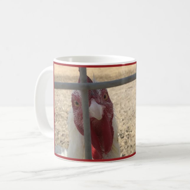 Guten Morgen Hühner Kaffeetasse (Vorderseite Links)