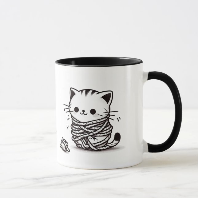 Guten Morgen individualisierbar Shibari Tasse (Rechts)