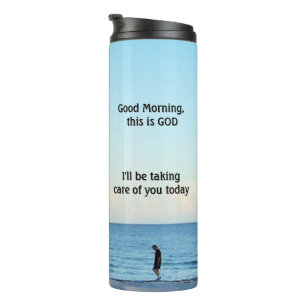 Guten Morgen inspiriert, das ist der heiße Tumbler Thermosbecher