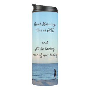 Guten Morgen inspiriert, das ist der heiße Tumbler Thermosbecher