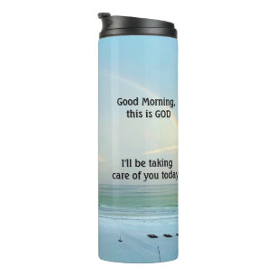 Guten Morgen inspiriert, das ist der heiße Tumbler Thermosbecher