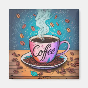 Guten Morgen Kaffee Kühlschrank Magnet