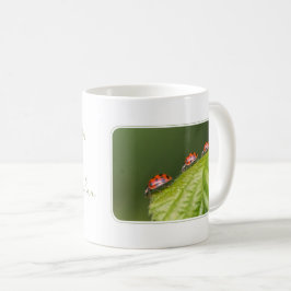 Guten Morgen Ladybugs motivierend Zitatstreue Kaffeetasse