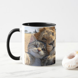 Guten Morgen Löwe Tasse