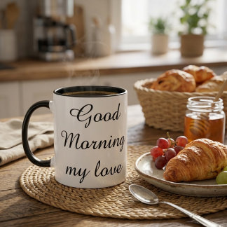 Guten Morgen, mein Schatz Kaffeetasse – Romantisch