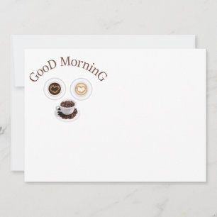 Guten Morgen mit Kaffee