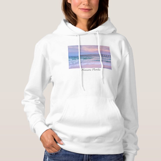 Guten Morgen Navarre Beach Pier Hoodie (Vorderseite)
