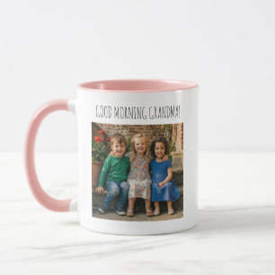 Guten Morgen Oma Foto Benutzerdefinierte Bildnachr Tasse