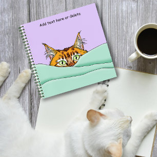 Guten Morgen Orange Cat Funny Notizbuch