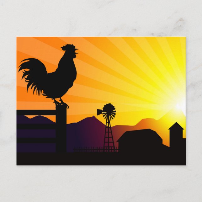 Guten Morgen Postkarte (Vorderseite)