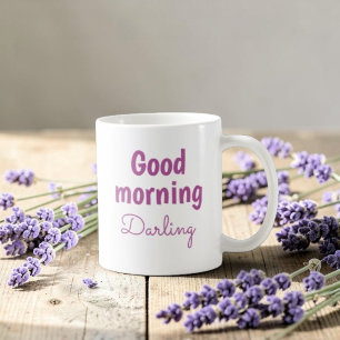 Guten Morgen Schatz Personalisierter Romantischer  Kaffeetasse