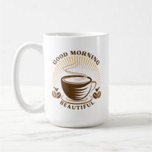 Guten Morgen schön Kaffeetasse