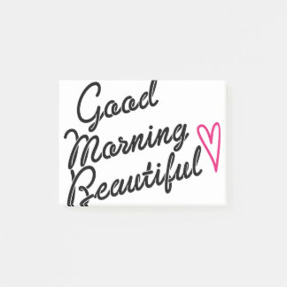 Guten Morgen schön Post-it Klebezettel