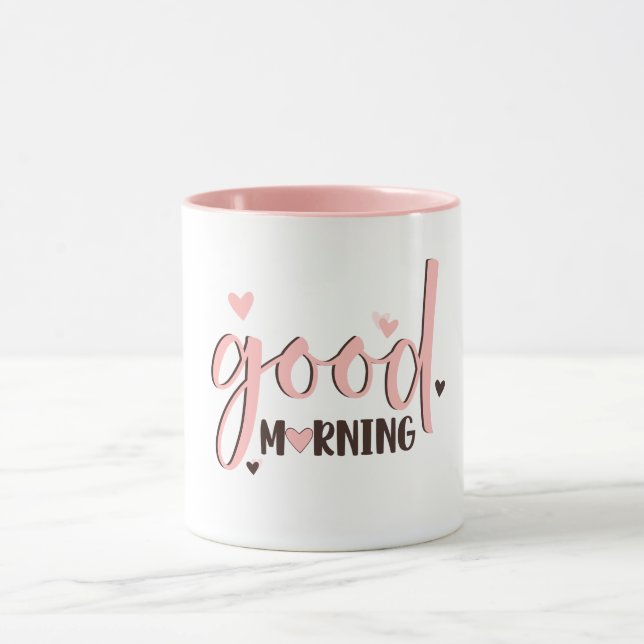 Guten Morgen schön Tasse (Zentrum)